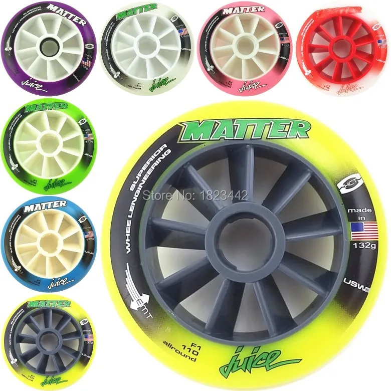 100mm RASHA Inline Skate Wheels Inline Speed Skating Wheels 85A Black Red MARS Wheels For Skates