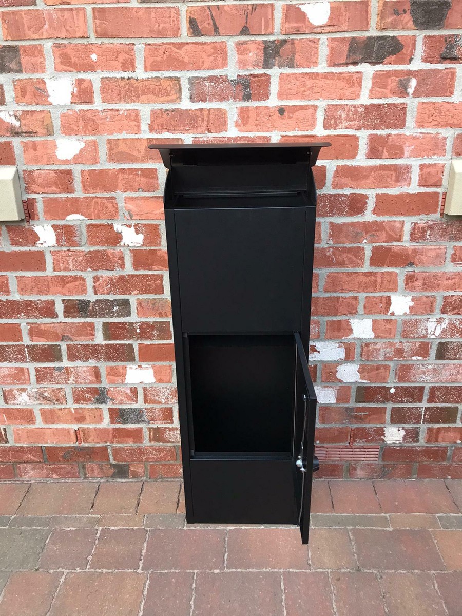 METZ Large Red Letter Box Post Box Mail Letterbox Top Drop Tall PARCEL Box