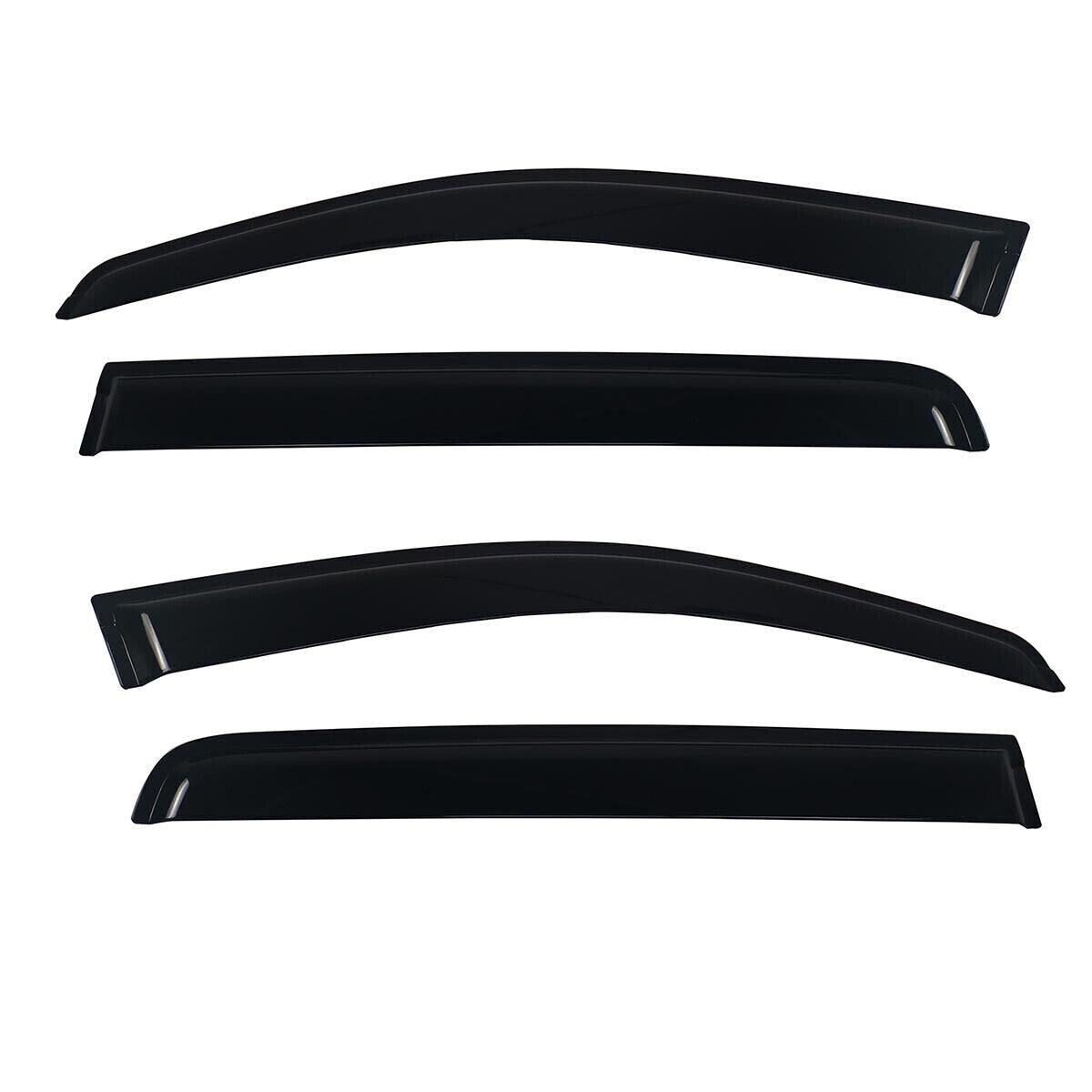 ISPEED Wind Deflectors For Ford Ranger (T6) 2011-2022 Double Cab 4pc Set Visors | UK