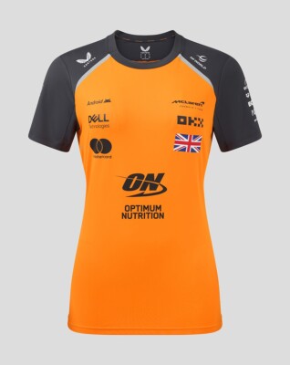 McLaren F1 Lando Norris 2025 Silverstone Win White T-Shirt