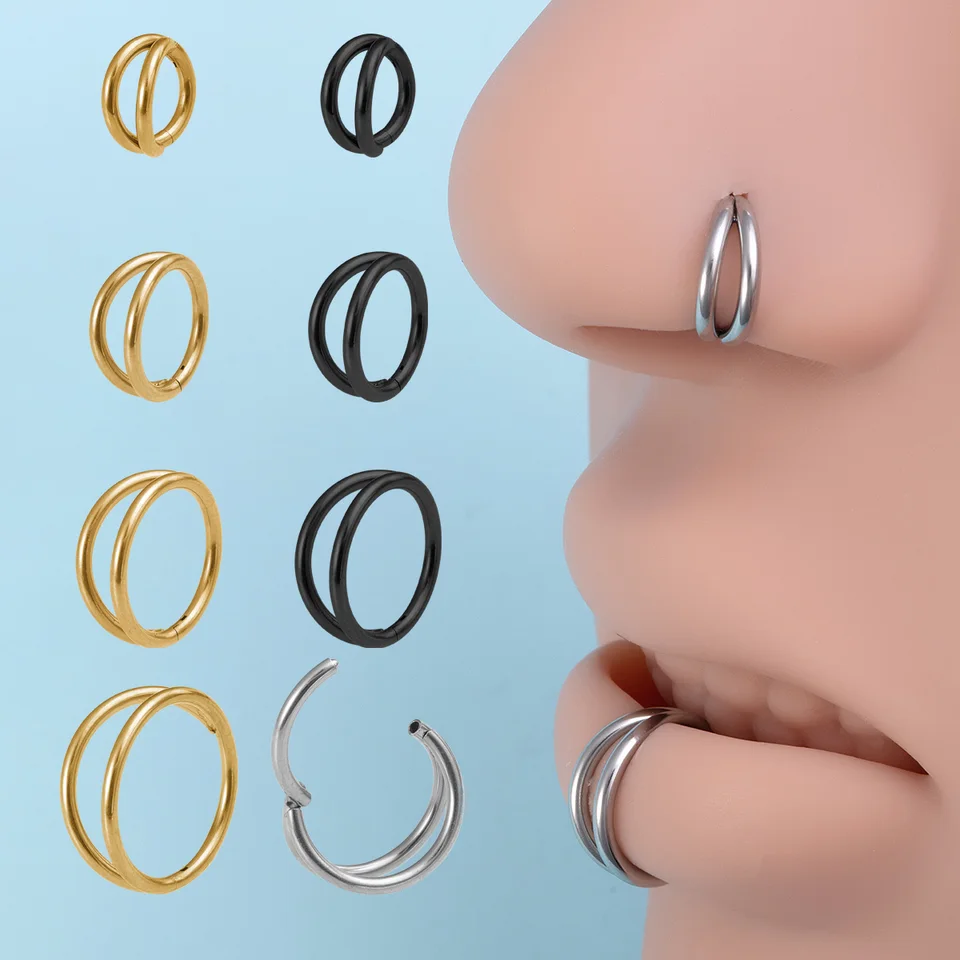 Hengkaixuan Unique Animal Shape Septum Nose Ring Septum Jewellery 16g | Desertcart