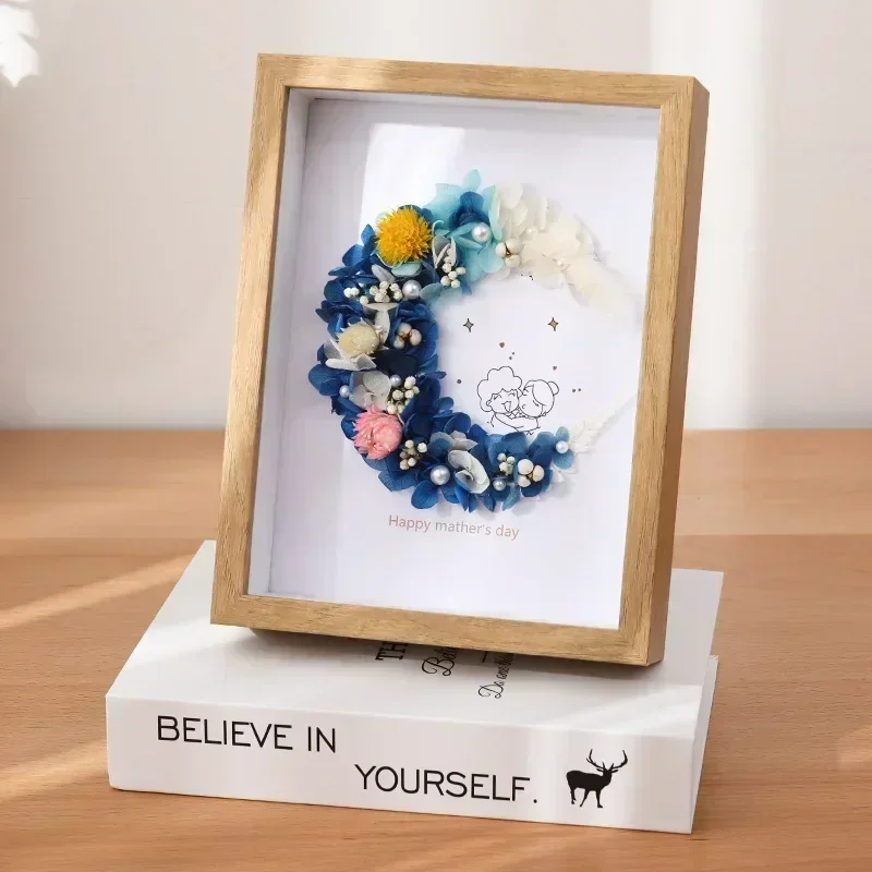 GSHUR 3D Shadow Box (22x22cm) Deep Frame For Items Up To 1.7" Objects Frame For Filling, 3D Display Box For Objects, Photos, Artwork, Memories