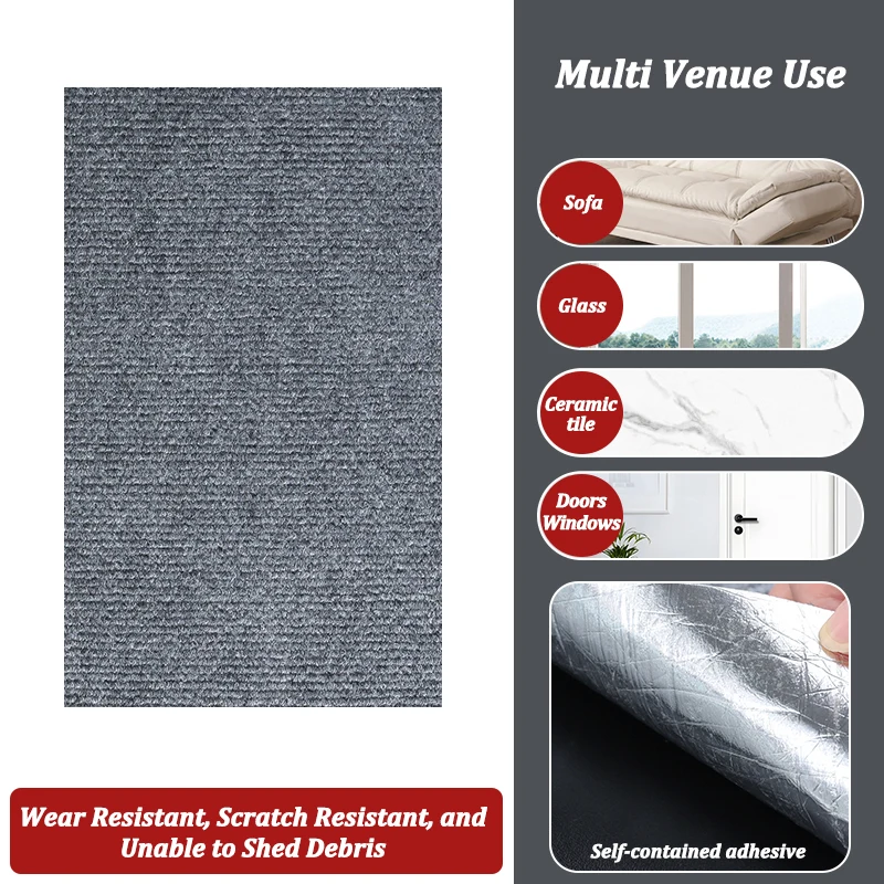 Cat Scratch Furniture Protector, Adhesive Cat Scratch Pad Couch Cat