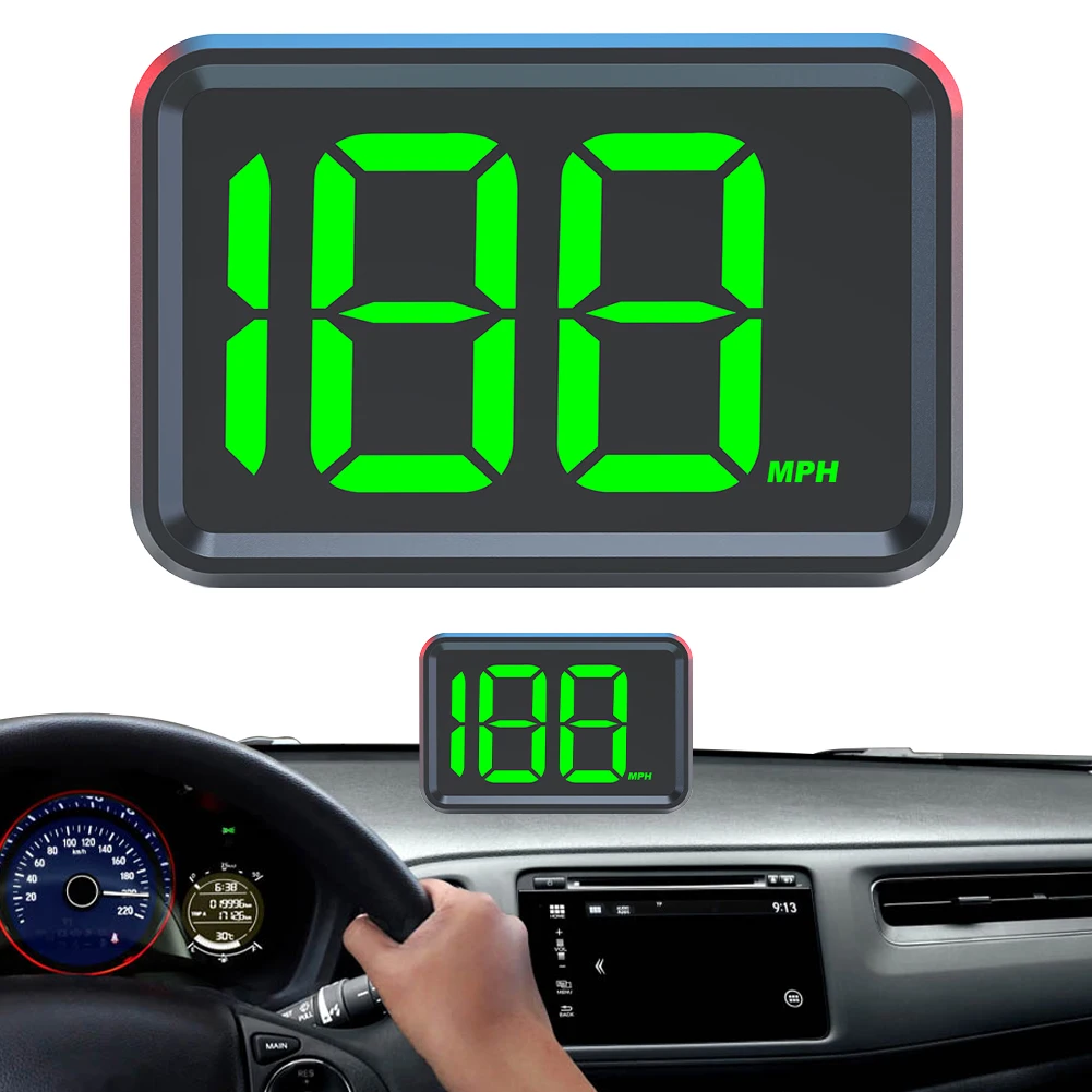 Digital Speedometer HUD, Real,Time MPH Display For Cars, Trucks