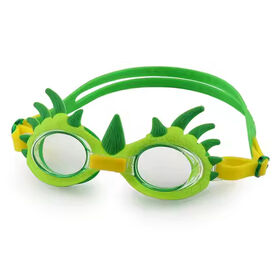 Pidgey Kids-Swim-Goggles With Nose Cover, Swimming Diving Mask Wide View Anti Fog Uv Shattered Lens Goggles Child 3 15 Pink