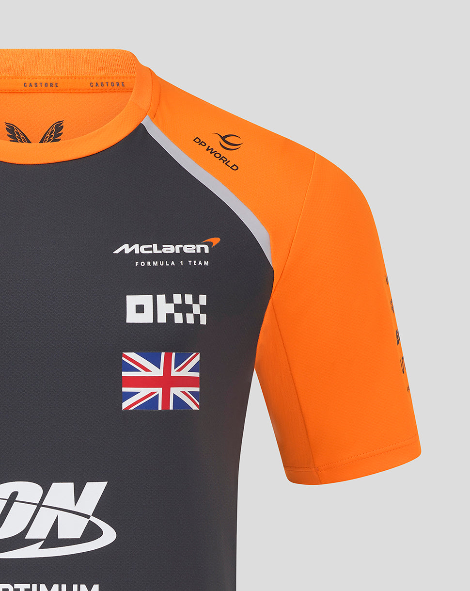 McLaren F1 Lando Norris 2025 Silverstone Win White T-Shirt